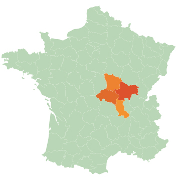 arte indiquant la localisation de SOS Nuisible à Bourbon-Lancy